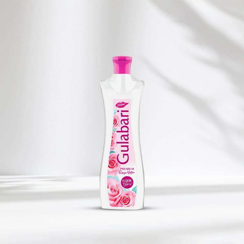 Dabur Gulabari Rose Water labels