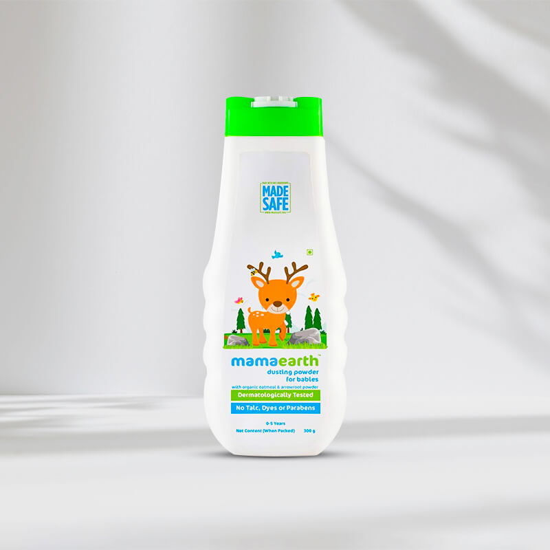 Dusting Baby Powder labels