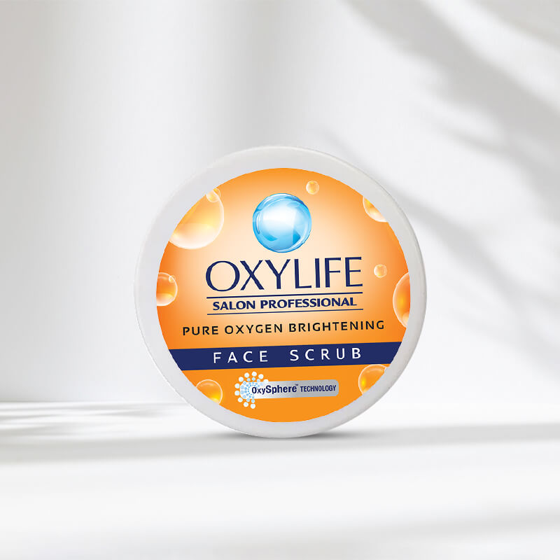 Oxylife Face Scrub Cap labels