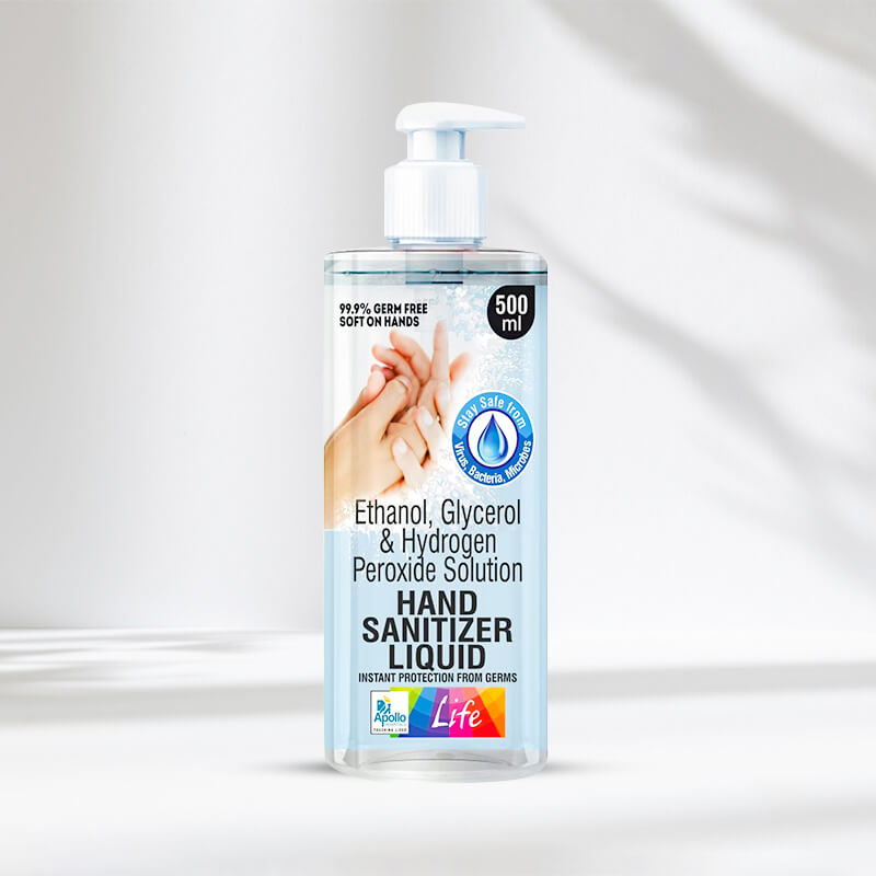 Apollo Hand Sanitizer Liquid labels