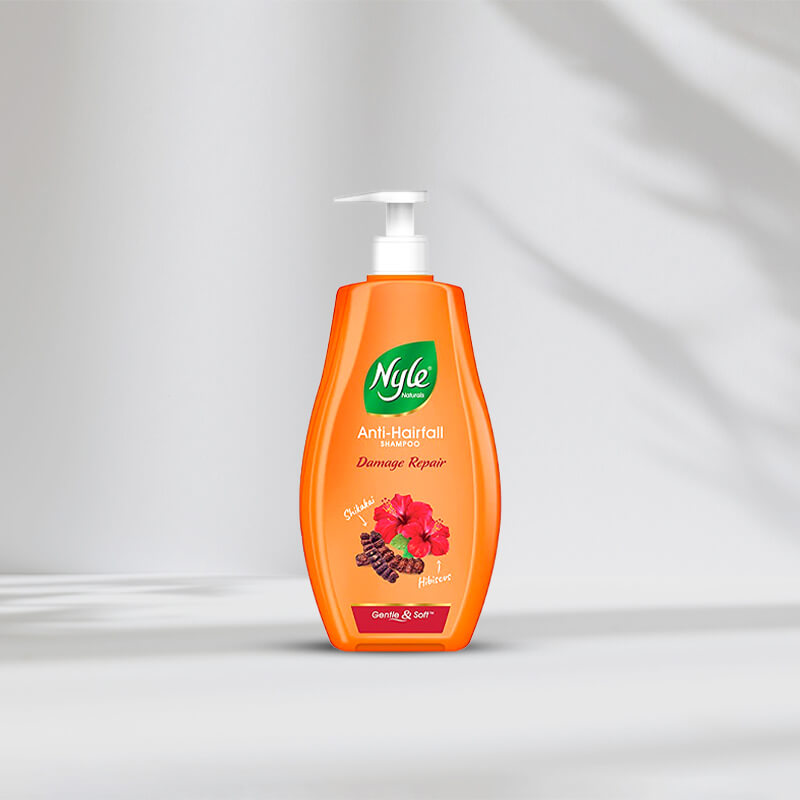 NYLE ANTI HAIRFALL SHAMPOO DAMAGE REPAIR labels