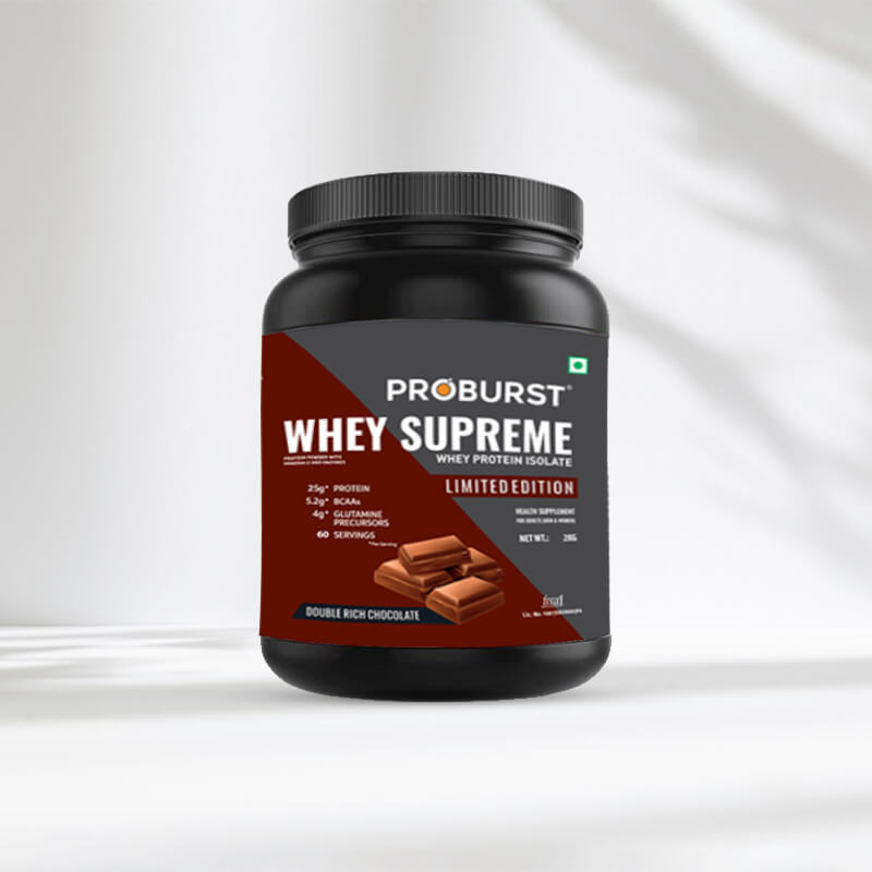 PROBURST WHEY-SUPREME-DOUBLE-CHOCOLATE labels